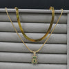 Touch Gold Set™: Doble Cadena y Pulsera en Baño Dorado